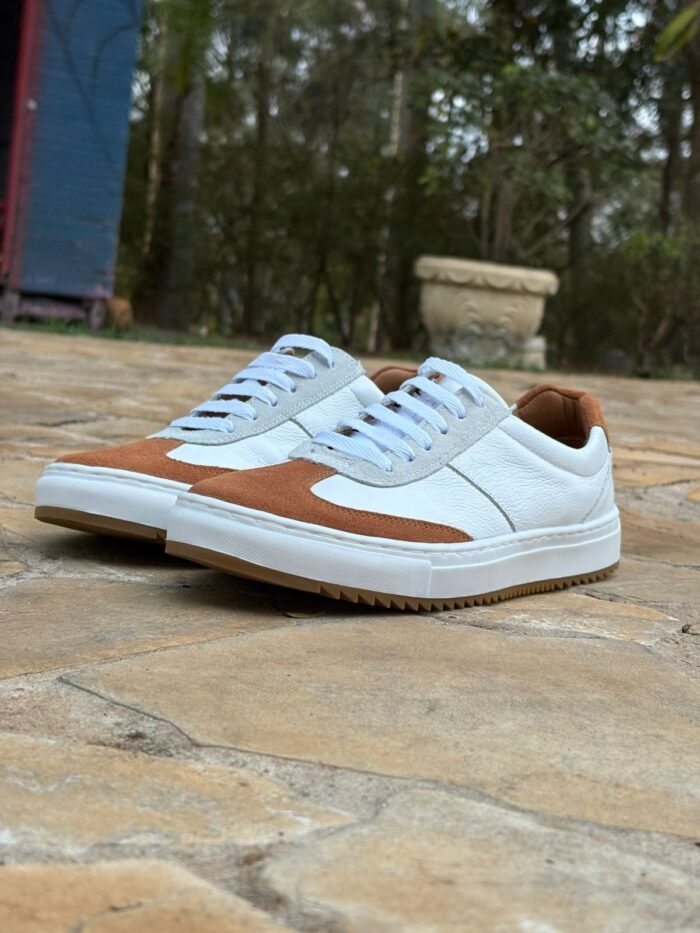 Sapatênis de Couro Masculino